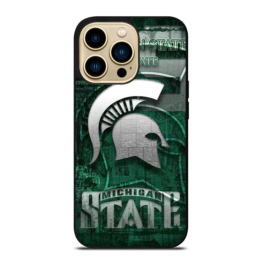 MICHIGAN STATE UNIVERSITY MSU LOGO 1 iPhone 14 Pro Max Case Cover