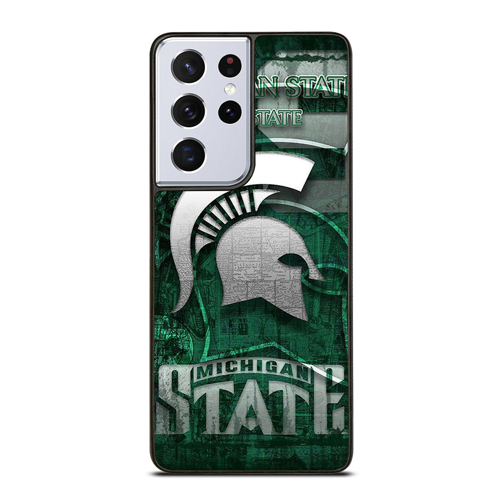 MICHIGAN STATE UNIVERSITY MSU LOGO 1 Samsung Galaxy S21 Ultra Case Cover