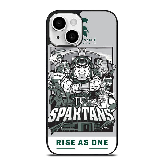 MICHIGAN STATE UNIVERSITY MSU LOGO 2 iPhone 13 Mini Case Cover