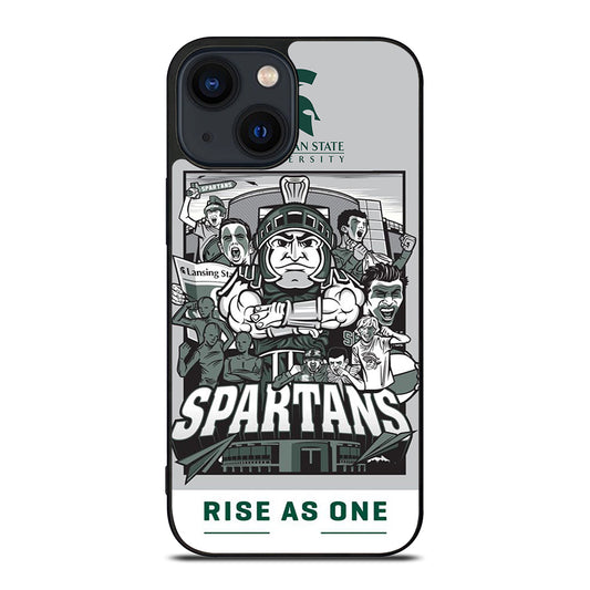 MICHIGAN STATE UNIVERSITY MSU LOGO 2 iPhone 14 Plus Case Cover