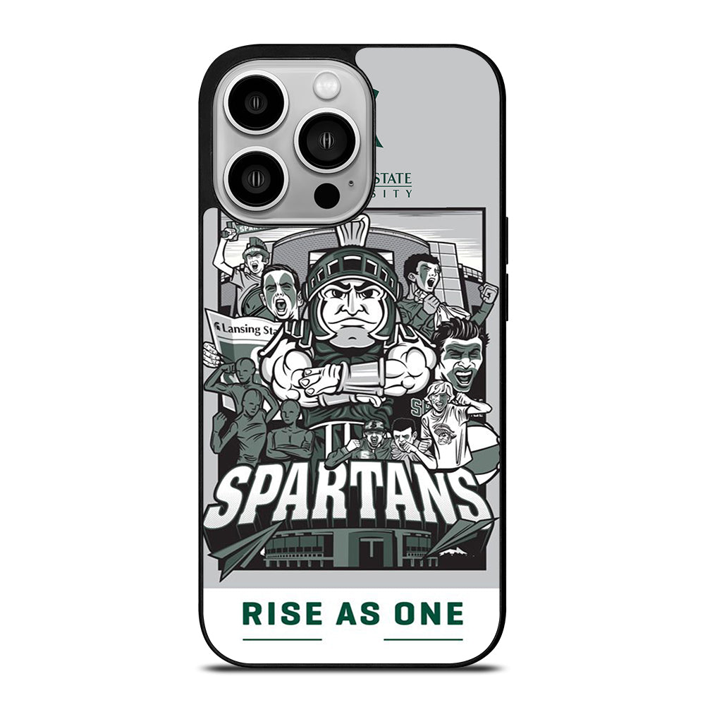 MICHIGAN STATE UNIVERSITY MSU LOGO 2 iPhone 14 Pro Case Cover