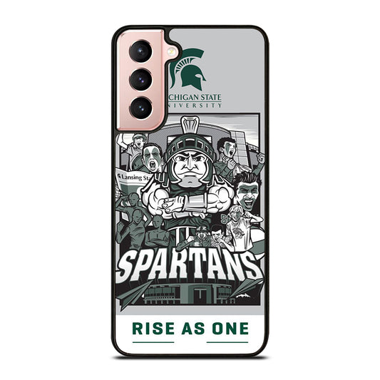 MICHIGAN STATE UNIVERSITY MSU LOGO 2 Samsung Galaxy S21 Case Cover