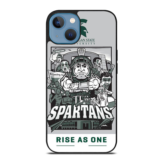 MICHIGAN STATE UNIVERSITY MSU LOGO 2 iPhone 13 Case Cover