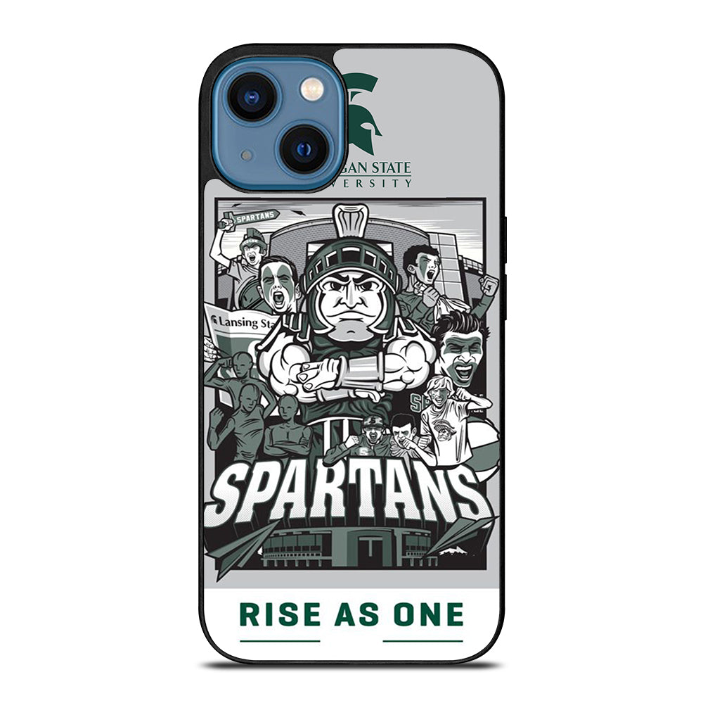 MICHIGAN STATE UNIVERSITY MSU LOGO 2 iPhone 14 Case Cover