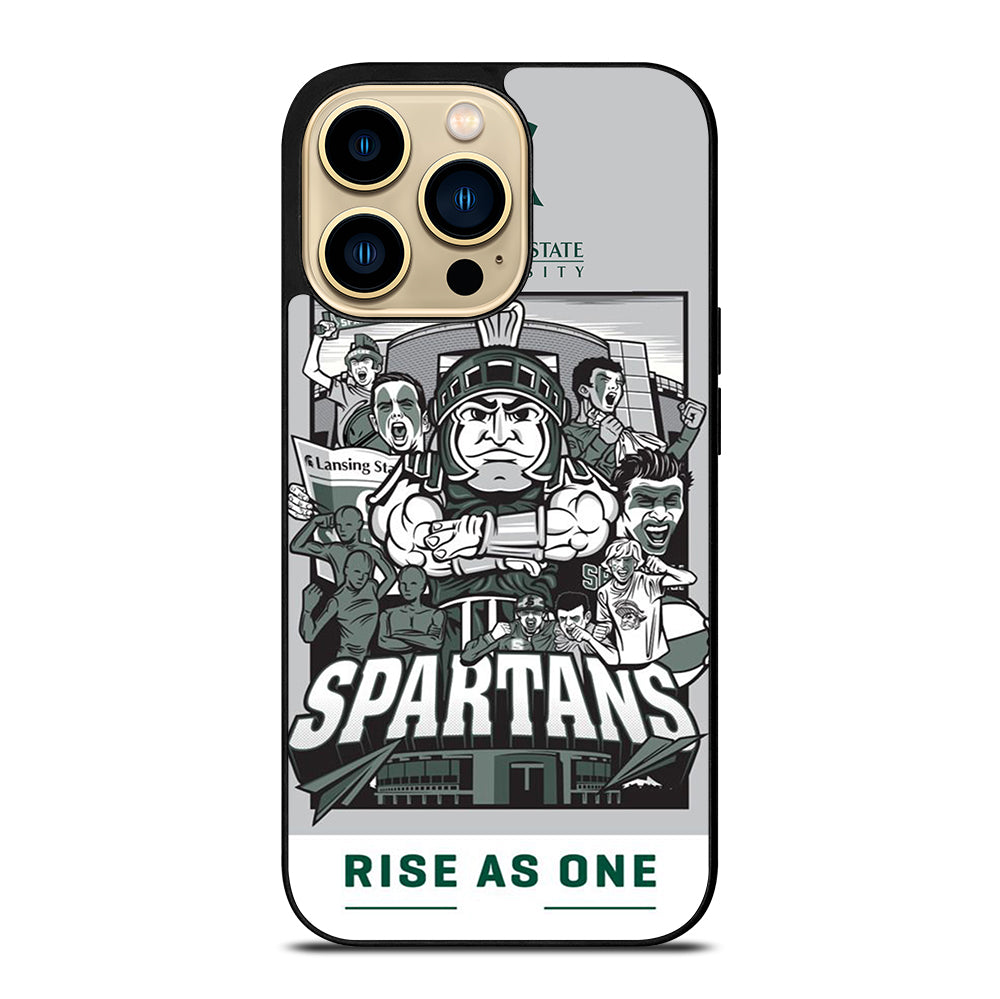 MICHIGAN STATE UNIVERSITY MSU LOGO 2 iPhone 14 Pro Max Case Cover