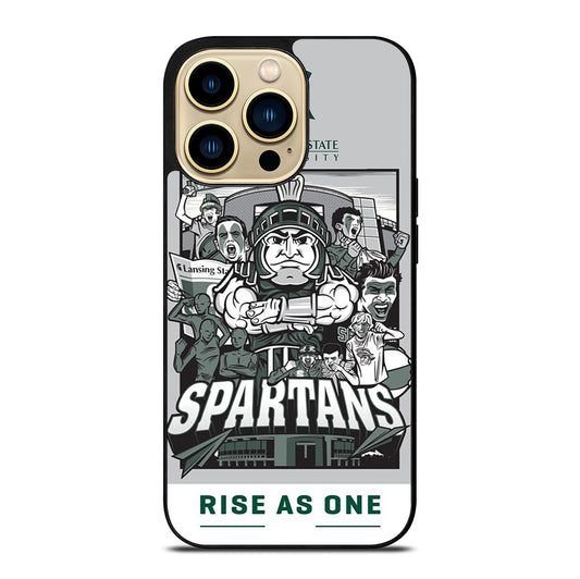 MICHIGAN STATE UNIVERSITY MSU LOGO 2 iPhone 14 Pro Max Case Cover
