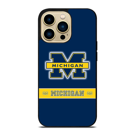 MICHIGAN WOLVERINES LOGO iPhone 14 Pro Max Case Cover