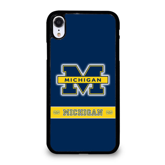 MICHIGAN WOLVERINES LOGO iPhone XR Case Cover