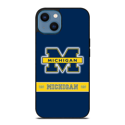 MICHIGAN WOLVERINES LOGO iPhone 14 Case Cover