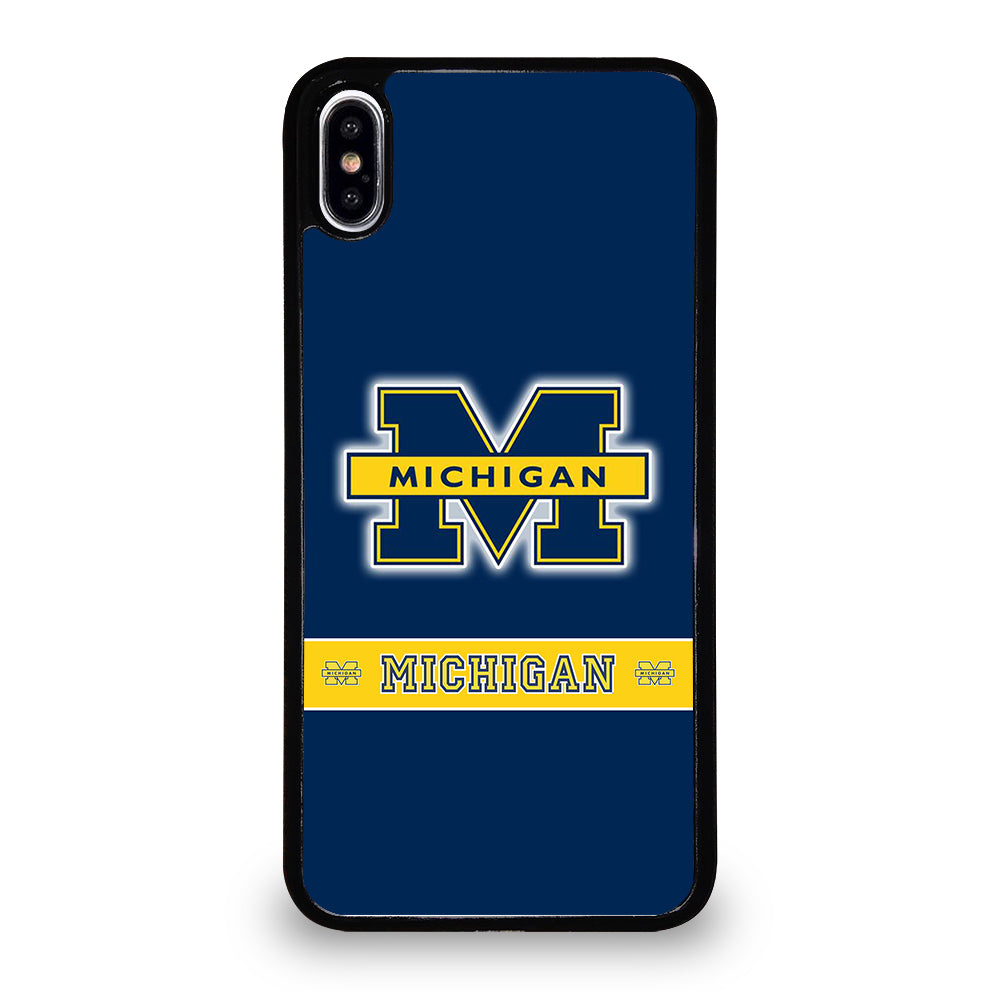 MICHIGAN WOLVERINES LOGO iPhone XS Max Case Cover