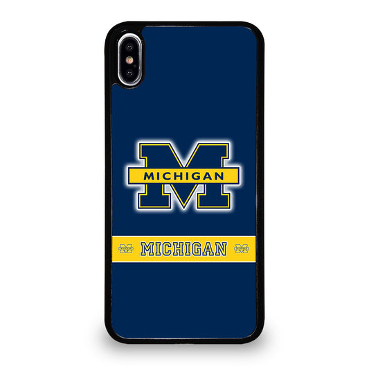 MICHIGAN WOLVERINES LOGO iPhone XS Max Case Cover
