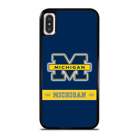MICHIGAN WOLVERINES LOGO iPhone X / XS Case Cover