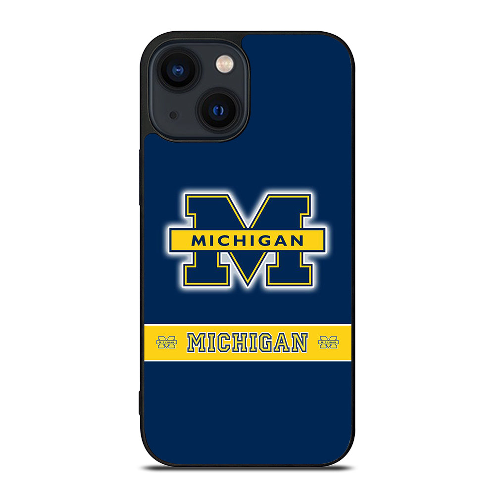 MICHIGAN WOLVERINES LOGO iPhone 14 Plus Case Cover