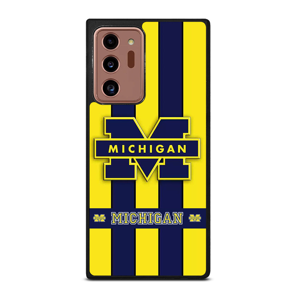 MICHIGAN WOLVERINES STRIPE LOGO Samsung Galaxy Note 20 Ultra Case Cover