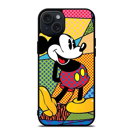 MICKEY MOUSE POLCADOT iPhone 15 Plus Case Cover