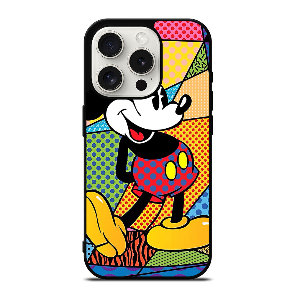 MICKEY MOUSE POLCADOT iPhone 15 Pro Case Cover