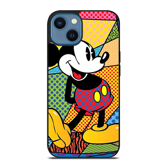 MICKEY MOUSE POLCADOT iPhone 14 Case Cover