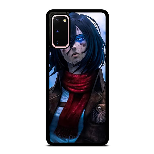 MIKASA ACKERMAN ATTACK ON TITAN ANIME SERIES Samsung Galaxy S20 Case Cover