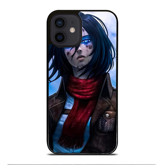 MIKASA ACKERMAN ATTACK ON TITAN ANIME SERIES iPhone 12 Mini Case Cover