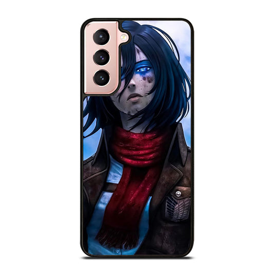 MIKASA ACKERMAN ATTACK ON TITAN ANIME SERIES Samsung Galaxy S21 Case Cover