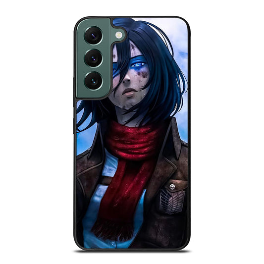 MIKASA ACKERMAN ATTACK ON TITAN ANIME SERIES Samsung Galaxy S22 Case Cover
