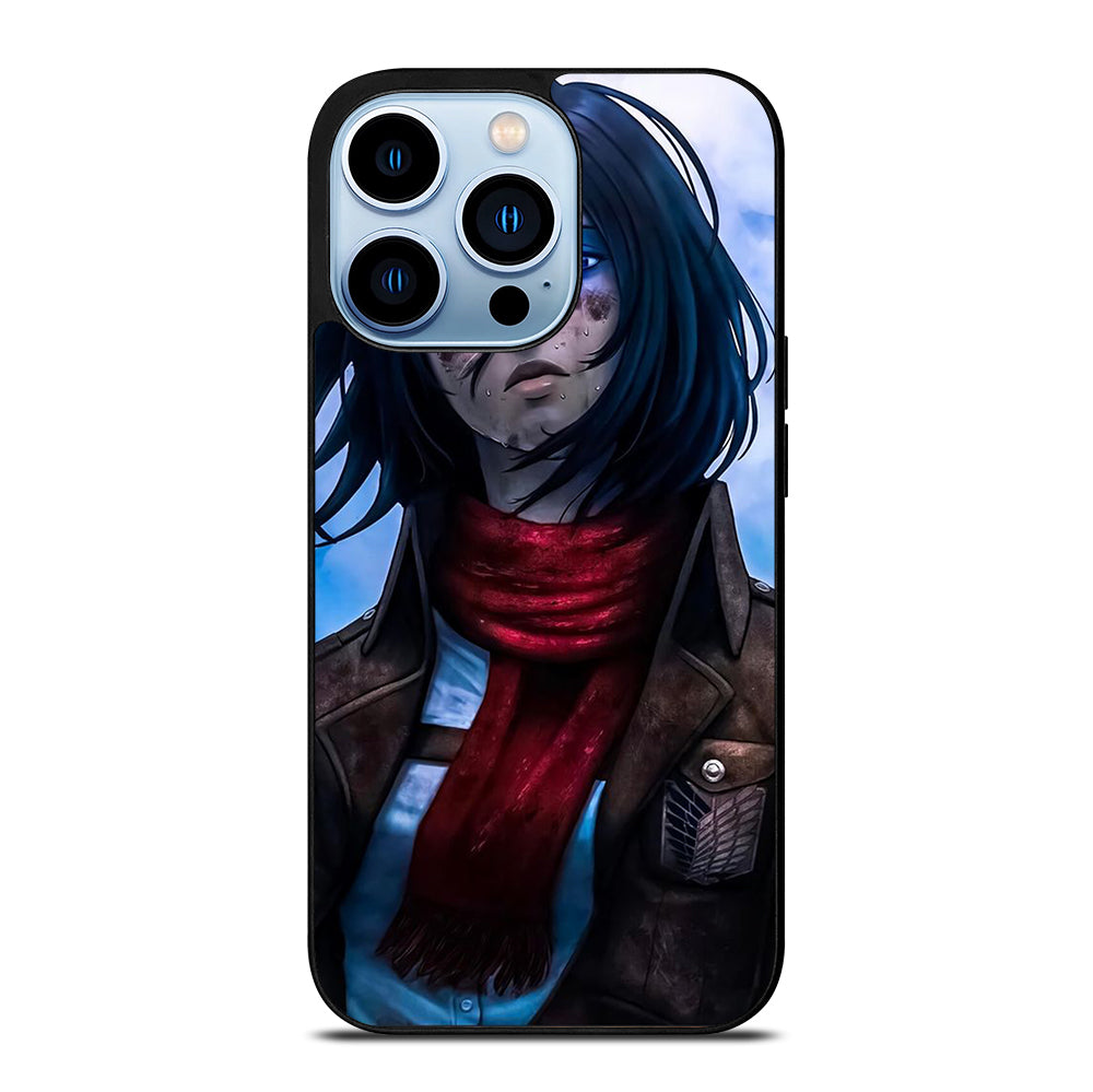 MIKASA ACKERMAN ATTACK ON TITAN ANIME SERIES iPhone 13 Pro Max Case Cover