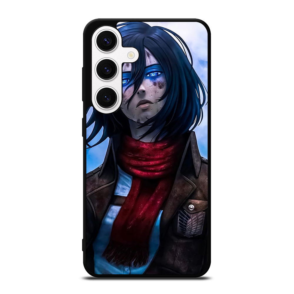 MIKASA ACKERMAN ATTACK ON TITAN ANIME SERIES Samsung Galaxy S24 Case Cover