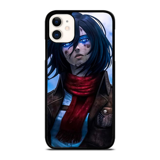 MIKASA ACKERMAN ATTACK ON TITAN ANIME SERIES iPhone 11 Case Cover