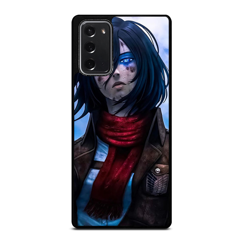 MIKASA ACKERMAN ATTACK ON TITAN ANIME SERIES Samsung Galaxy Note 20 Case Cover