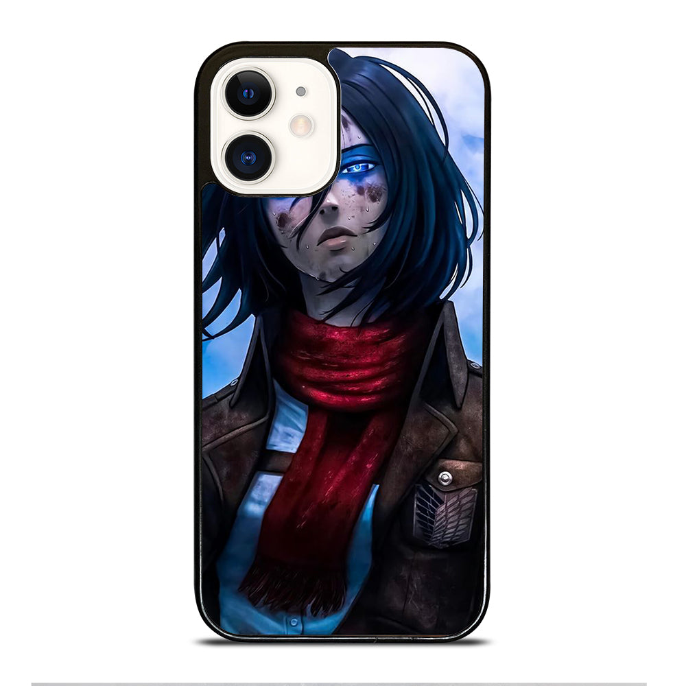 MIKASA ACKERMAN ATTACK ON TITAN ANIME SERIES iPhone 12 Case Cover