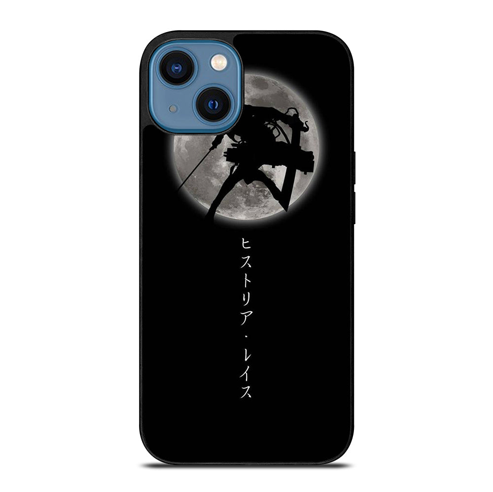MIKASA ACKERMAN SHADOW ATTACK ON TITAN iPhone 14 Case Cover