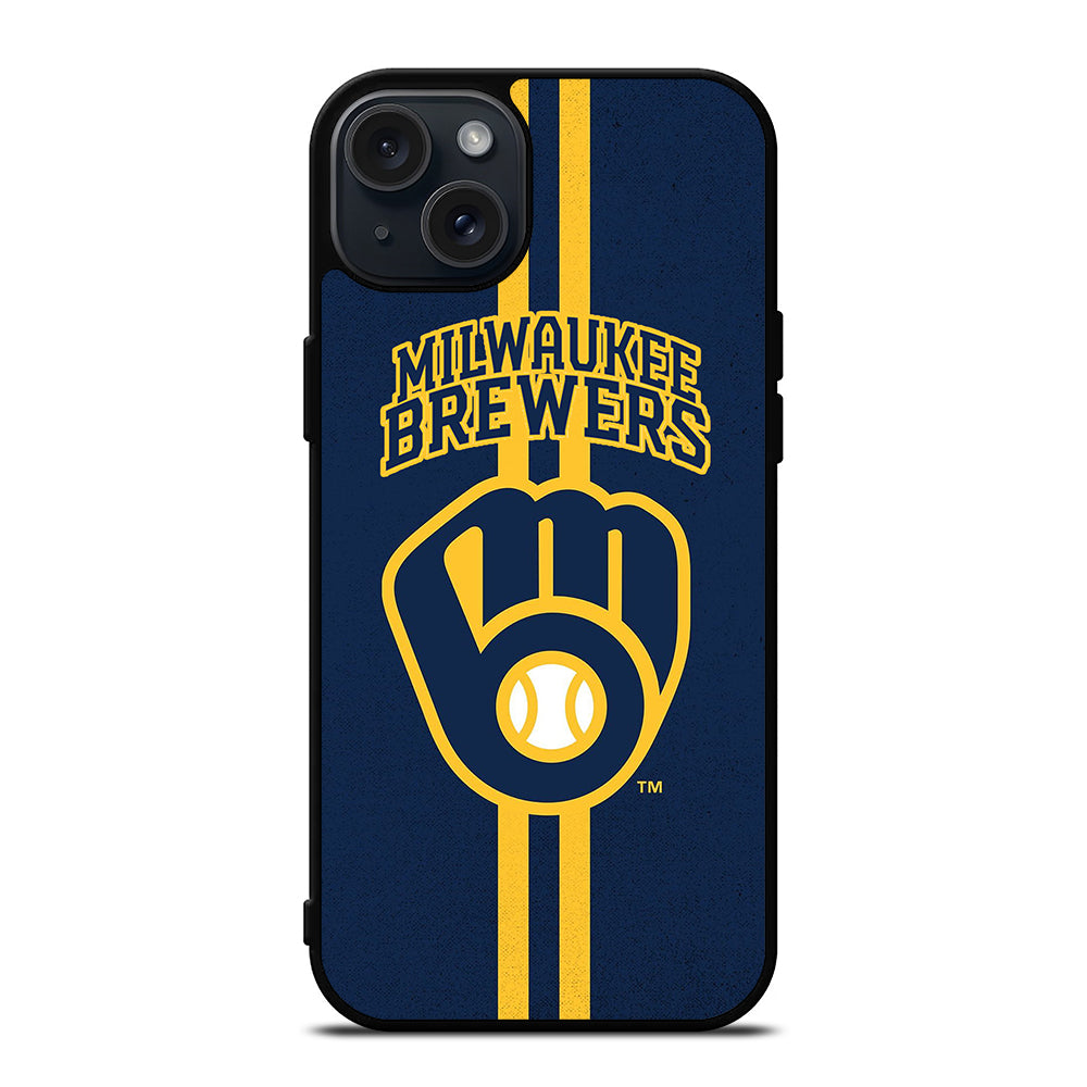 MILWAUKEE BREWERS STRIPE ICON iPhone 15 Plus Case Cover
