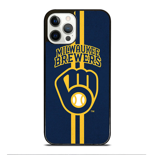 MILWAUKEE BREWERS STRIPE ICON iPhone 12 Pro Case Cover
