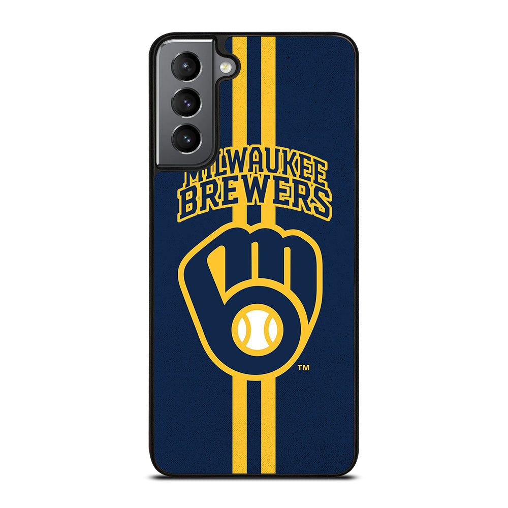 MILWAUKEE BREWERS STRIPE ICON Samsung Galaxy S21 Plus Case Cover