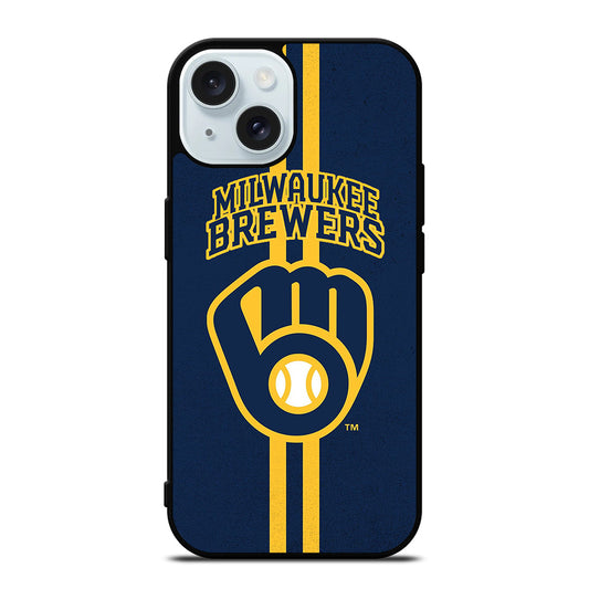 MILWAUKEE BREWERS STRIPE ICON iPhone 15 Case Cover