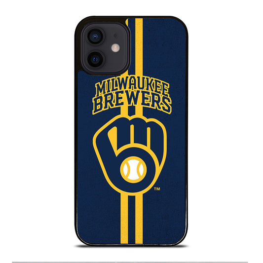 MILWAUKEE BREWERS STRIPE ICON iPhone 12 Mini Case Cover