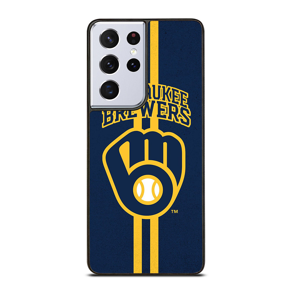 MILWAUKEE BREWERS STRIPE ICON Samsung Galaxy S21 Ultra Case Cover