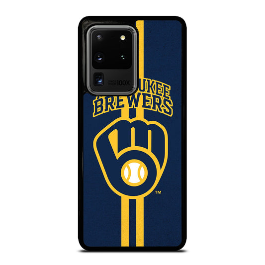 MILWAUKEE BREWERS STRIPE ICON Samsung Galaxy S20 Ultra Case Cover