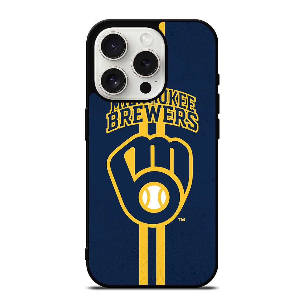 MILWAUKEE BREWERS STRIPE ICON iPhone 15 Pro Case Cover
