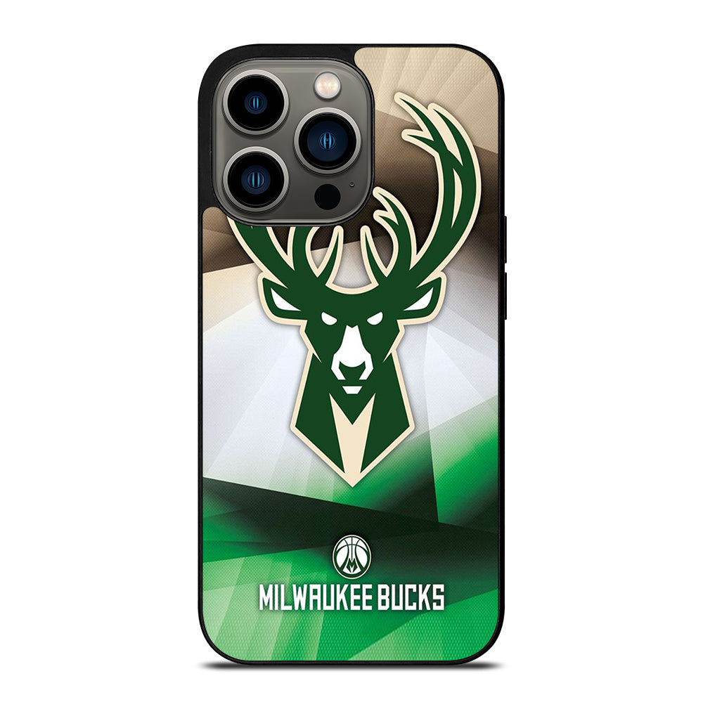 MILWAUKEE BUCKS LOGO BASKETBALL iPhone 13 Pro Case Cover