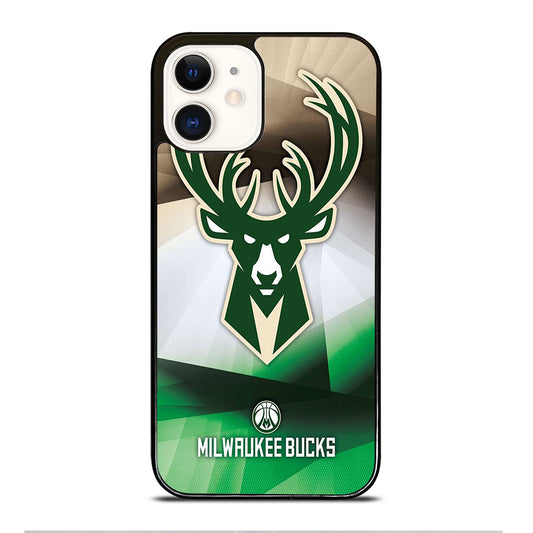 MILWAUKEE BUCKS LOGO BASKETBALL iPhone 12 Case Cover