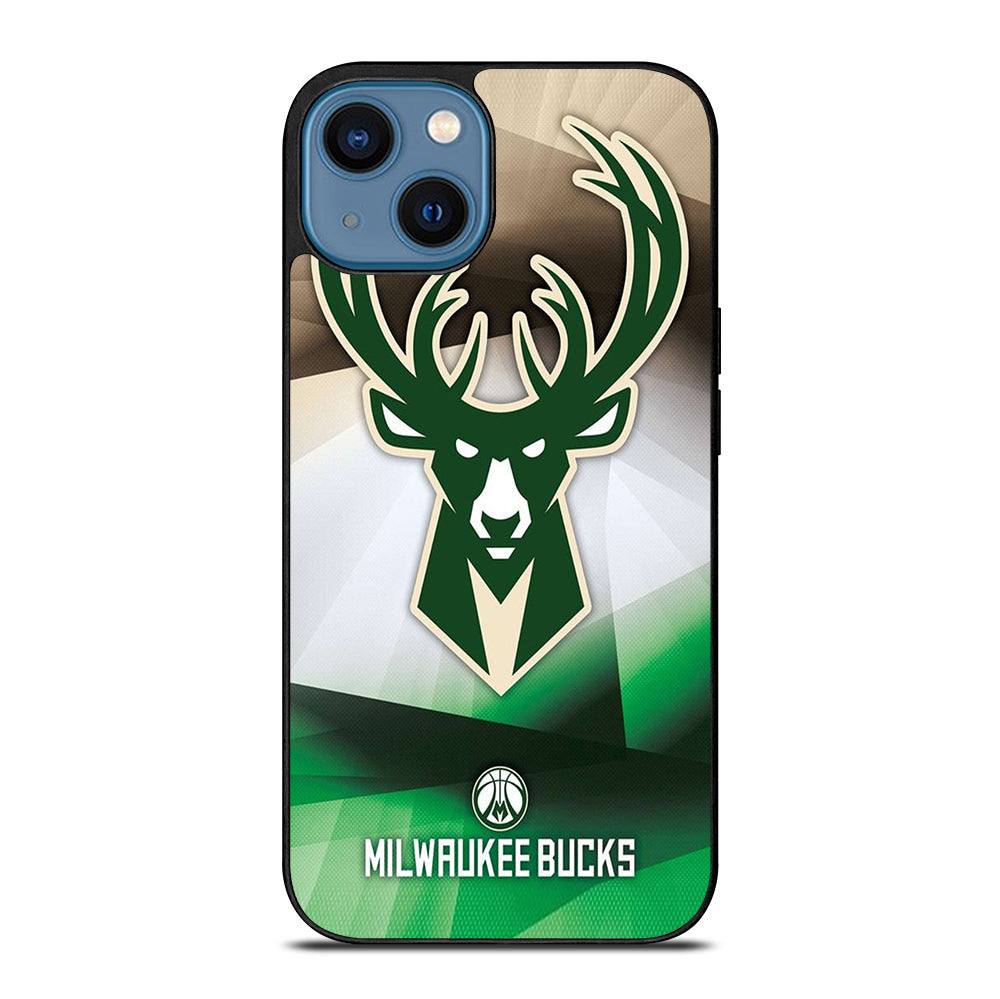 MILWAUKEE BUCKS LOGO BASKETBALL iPhone 14 Case Cover