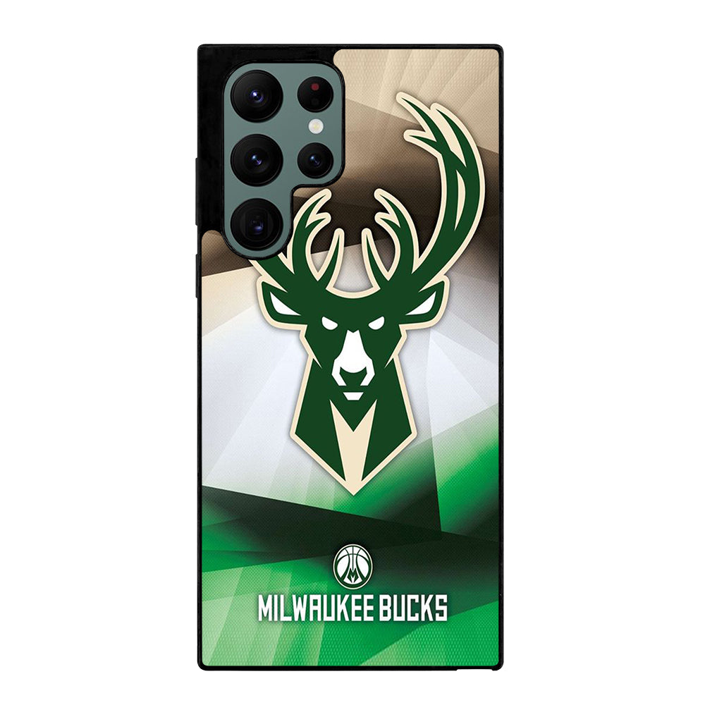 MILWAUKEE BUCKS LOGO BASKETBALL Samsung Galaxy S22 Ultra Case Cover