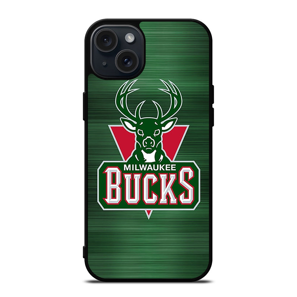 MILWAUKEE BUCKS LOGO NBA 2 iPhone 15 Plus Case Cover