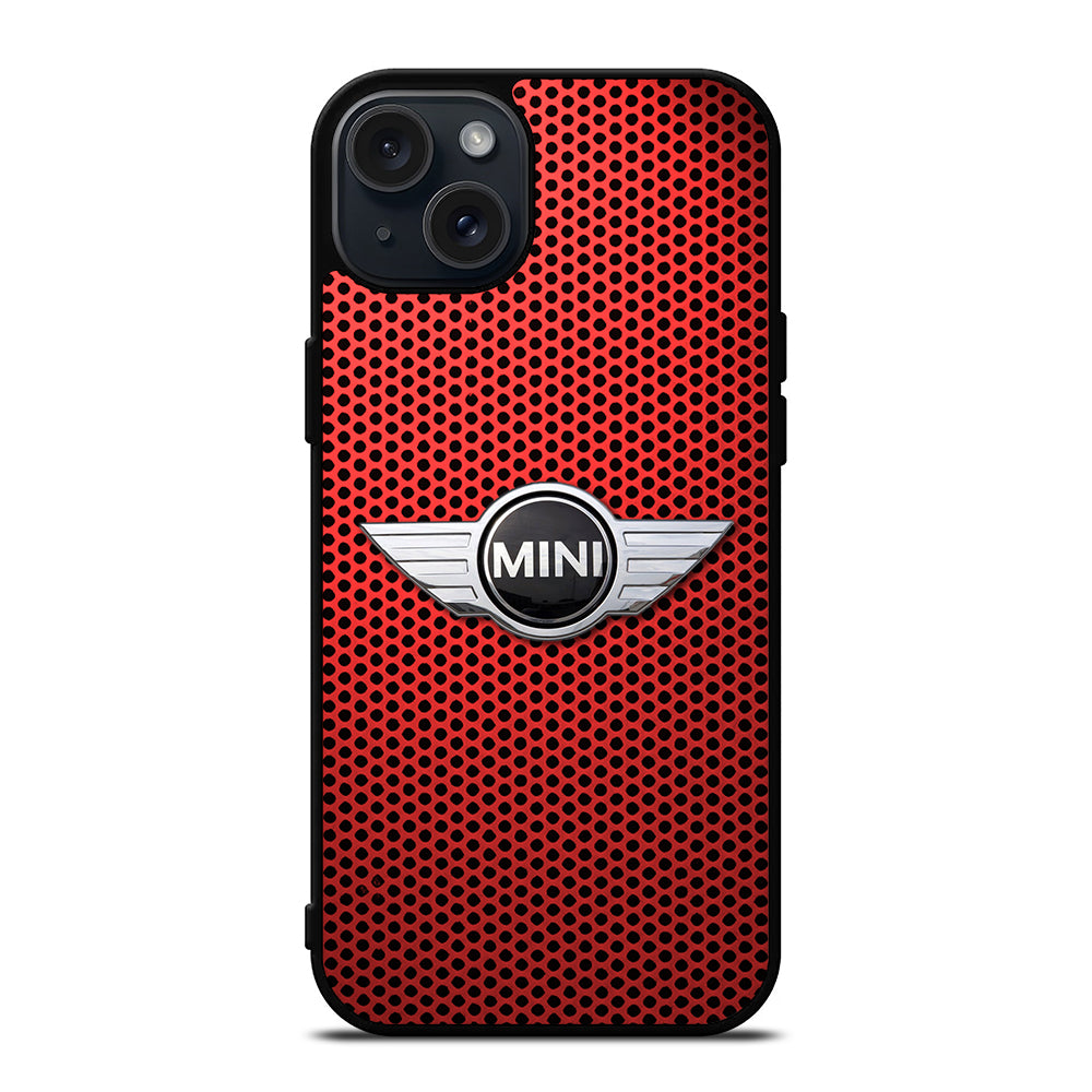 MINI COOPER METAL LOGO iPhone 15 Plus Case Cover