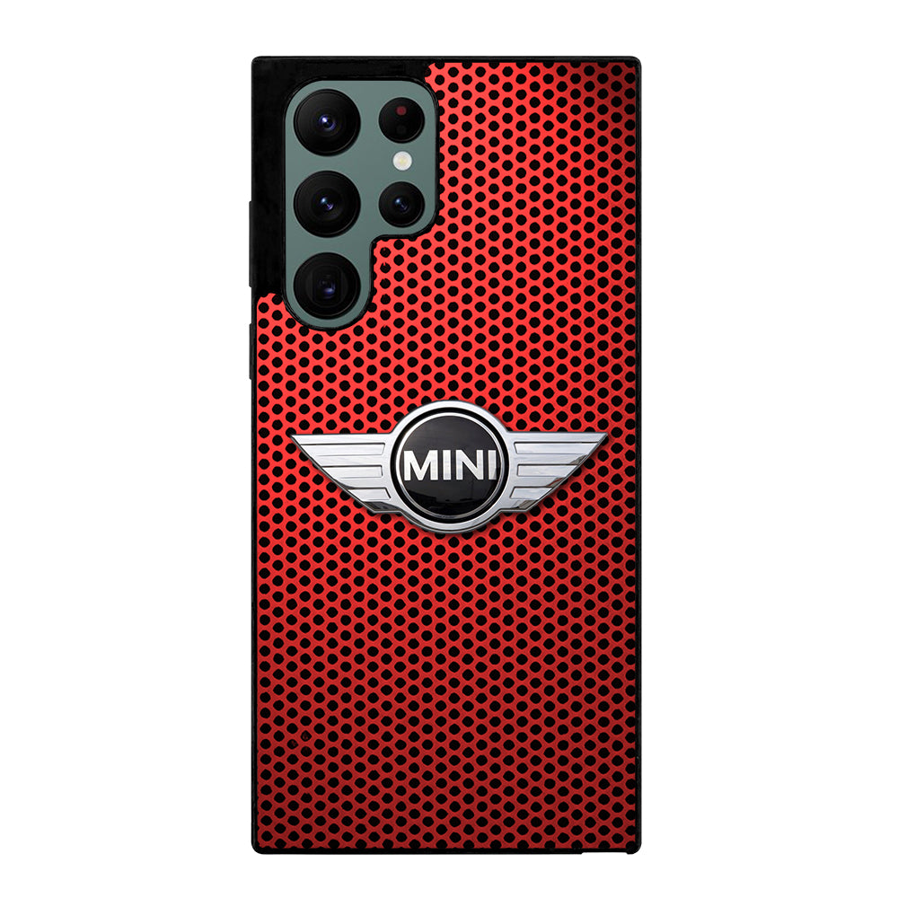 MINI COOPER METAL LOGO Samsung Galaxy S22 Ultra Case Cover