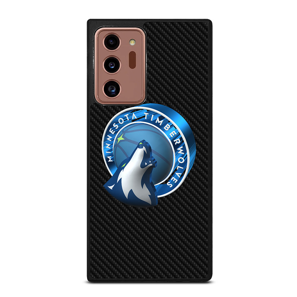 MINNESOTA TIMBERWOLVES CARBON Samsung Galaxy Note 20 Ultra Case Cover