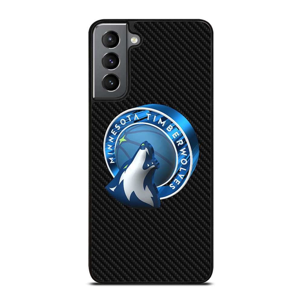 MINNESOTA TIMBERWOLVES CARBON Samsung Galaxy S21 Plus Case Cover