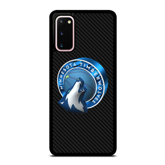 MINNESOTA TIMBERWOLVES CARBON Samsung Galaxy S20 Case Cover