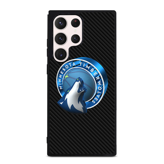 MINNESOTA TIMBERWOLVES CARBON Samsung Galaxy S23 Ultra Case Cover